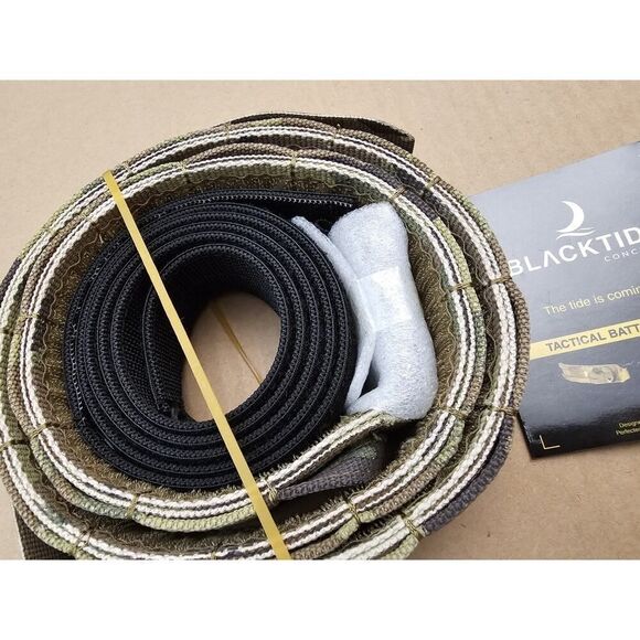 Blacktide Concepts Tactical Battle Belt Ranger Green Size Large NEW Camo - Picture 4 of 10